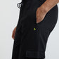 Parx Men Black Solid Jogger Fit Polyester Blend Jogger