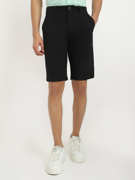 Parx Black Shorts