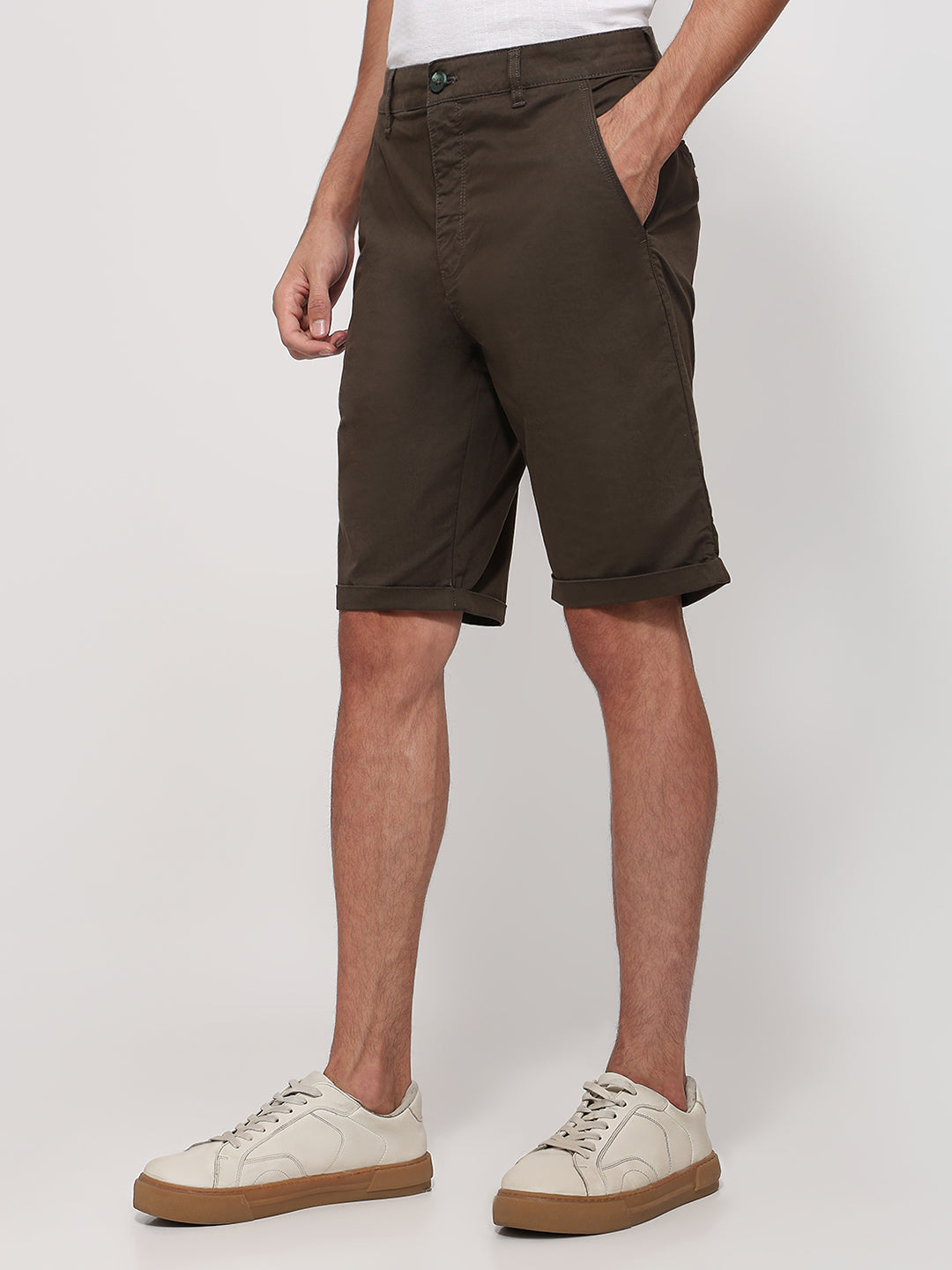 Parx Green Shorts