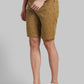 Parx Men Brown Solid Regular Fit Shorts