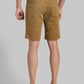 Parx Men Brown Solid Regular Fit Shorts