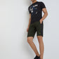 Parx Men Green Regular Fit Cut & Sew Shorts