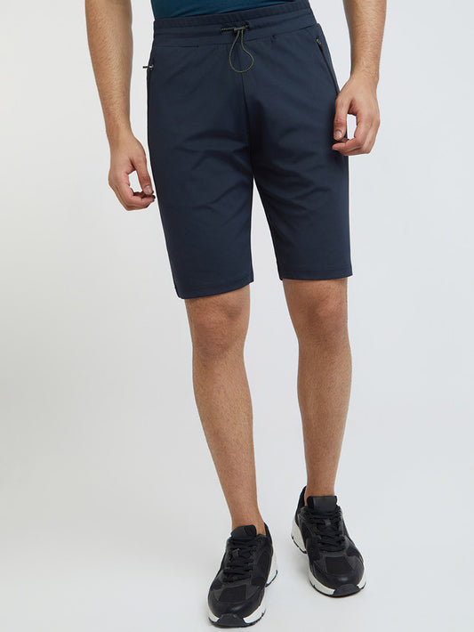 Men Regular Fit Grey Shorts