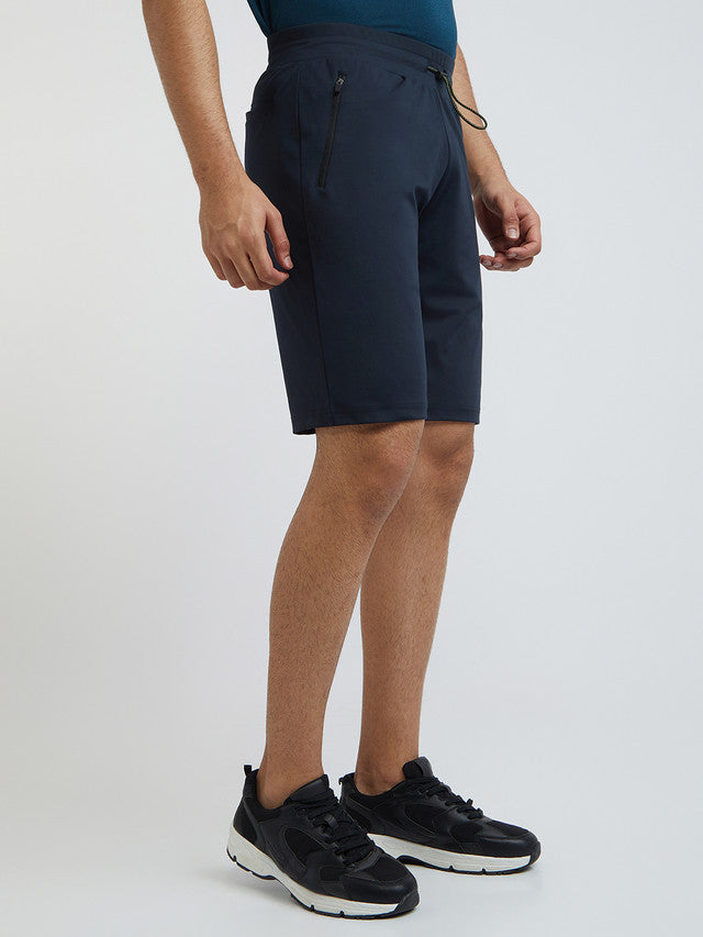 Men Regular Fit Grey Shorts