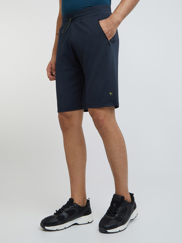 Men Regular Fit Grey Shorts