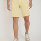 Parx Men Yellow Solid Regular Fit Shorts