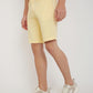 Parx Men Yellow Solid Regular Fit Shorts