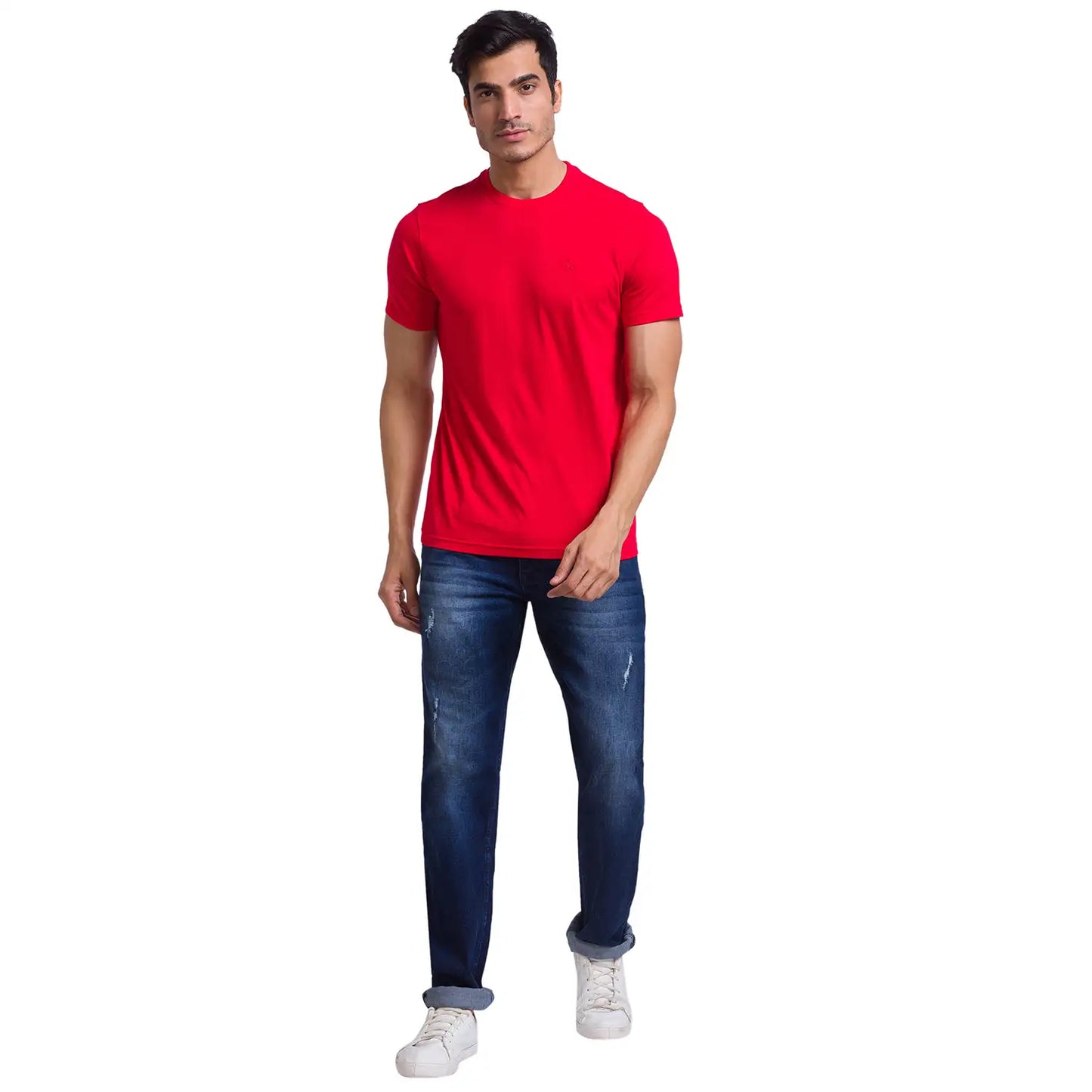 Men Slim Fit Multi-Colour T-Shirt