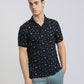 Men Regular Fit Dark Blue Polo