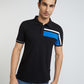 Men Regular Fit Black T-Shirts