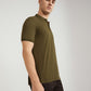 Men Regular Fit Blue T-Shirt