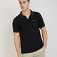 Men Regular Fit Blue Polo