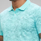 Parx Green Printed Regular Fit Cotton T-Shirt