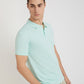 Parx Men Green Solid Regular Fit Half Sleeve Polo Neck T-Shirt