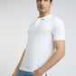 Parx Men White Regular Fit Solid Polo Neck Collar T-Shirt