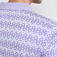 Parx Men Purple Regular Fit Print Polo Neck Collar T-shirt