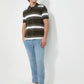 Parx Men Green Yarn Dyed Regular Fit T-Shirt