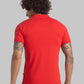 Parx Men Blue Jacquard Regular Fit Cotton T-Shirt