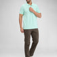 Parx Green Printed Regular Fit Cotton T-Shirt