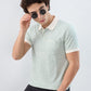 Parx Men White Regular Fit Print T-shirt