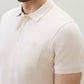 Parx Men White Regular Fit Solid Polo Neck Collar T-Shirt