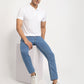 Parx Men White Regular Fit Solid Polo Neck Collar T-shirt