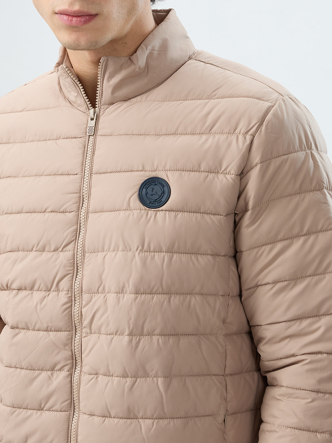 Parx Men Brown Solid Casual Jacket