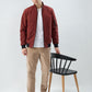 Parx Men Orange Solid Casual Jacket