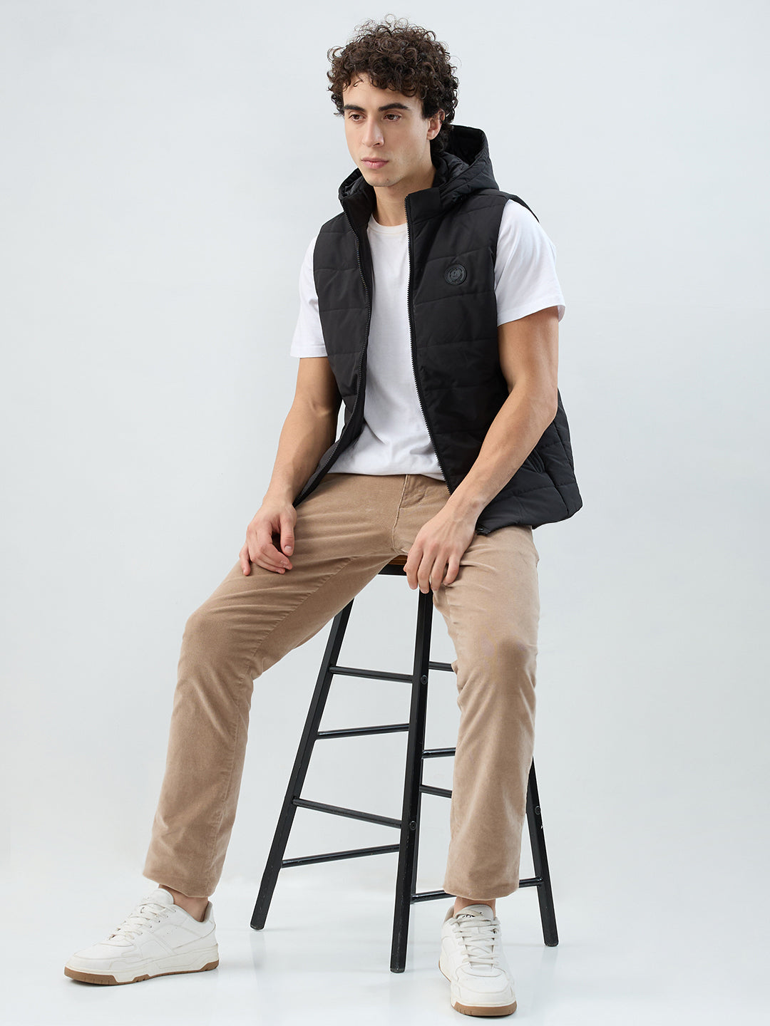 Parx Men Black Solid Casual Jacket