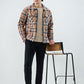 Parx Men Yellow Checks Casual Jacket