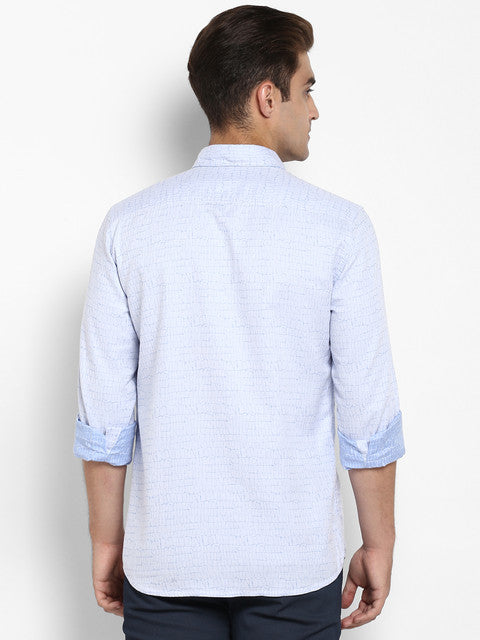 Parx Blue Casual Shirt