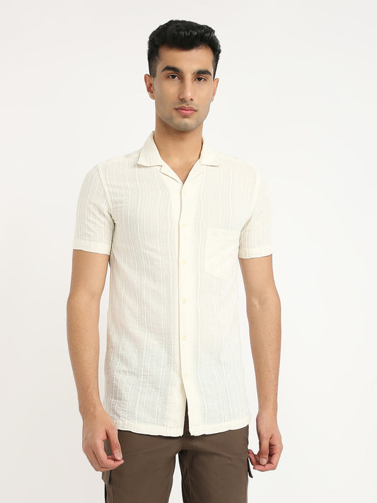Parx White Casual Shirt 