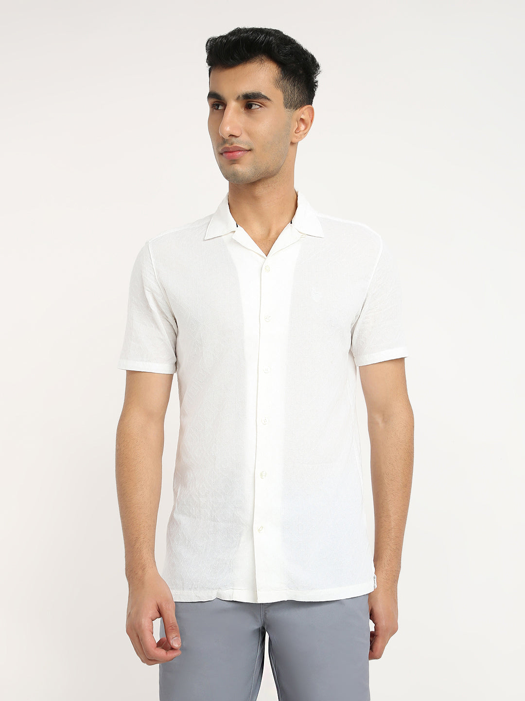 Parx White Casual Shirt 