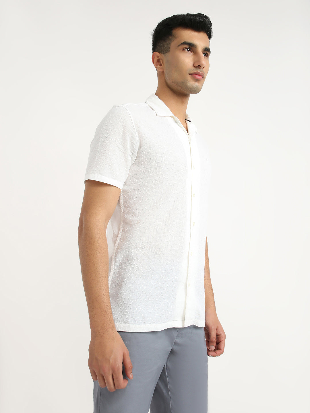 Parx White Casual Shirt 