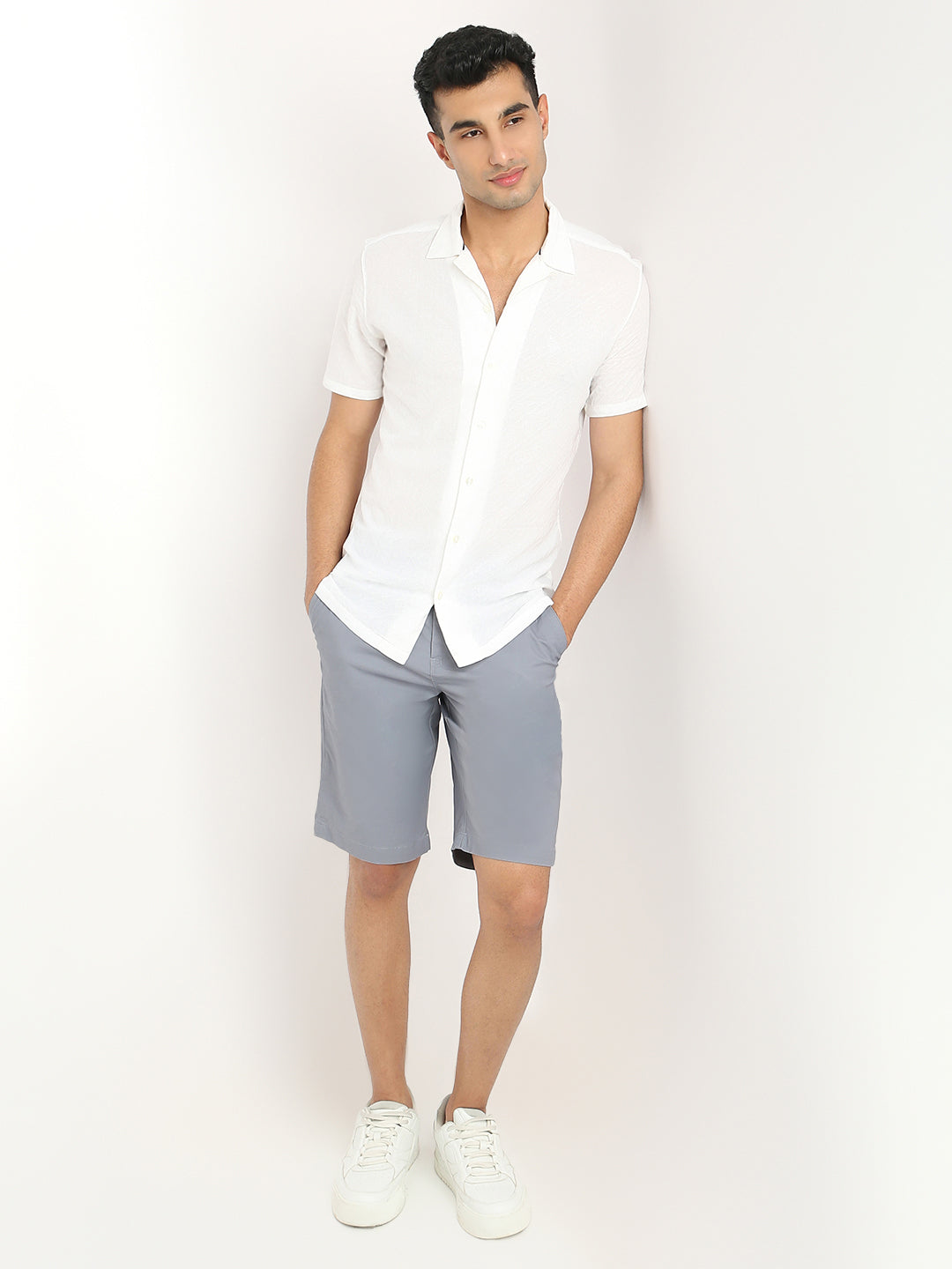 Parx White Casual Shirt 