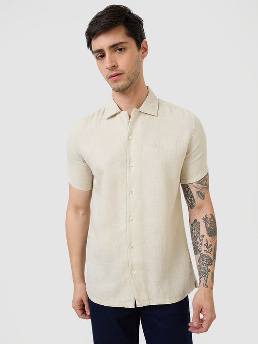 Parx Green Casual Shirt 