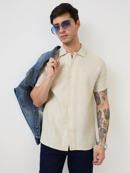 Parx Green Casual Shirt 