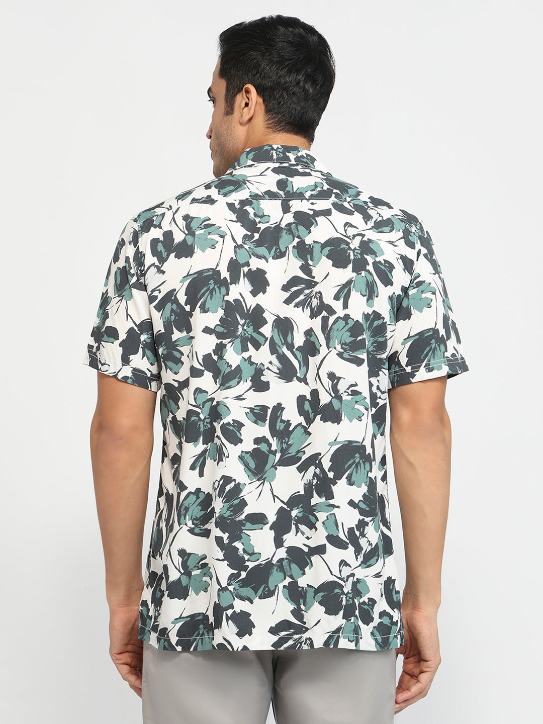 Parx Green Casual Shirt