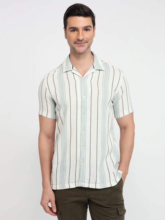 Parx White Casual Shirt