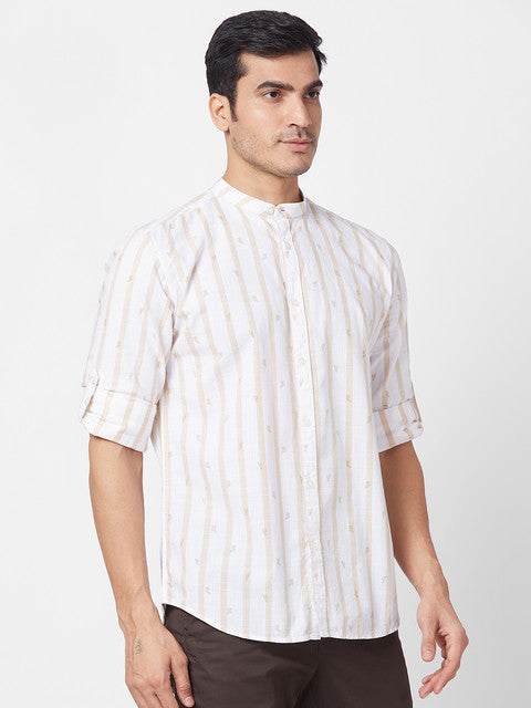 Parx White Casual Shirt