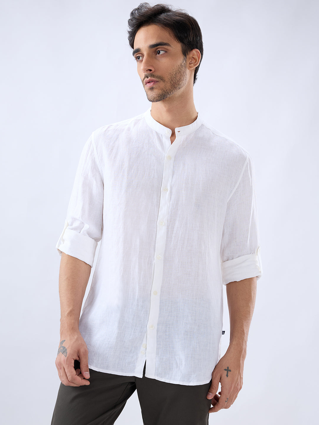 Parx White Casual Shirt