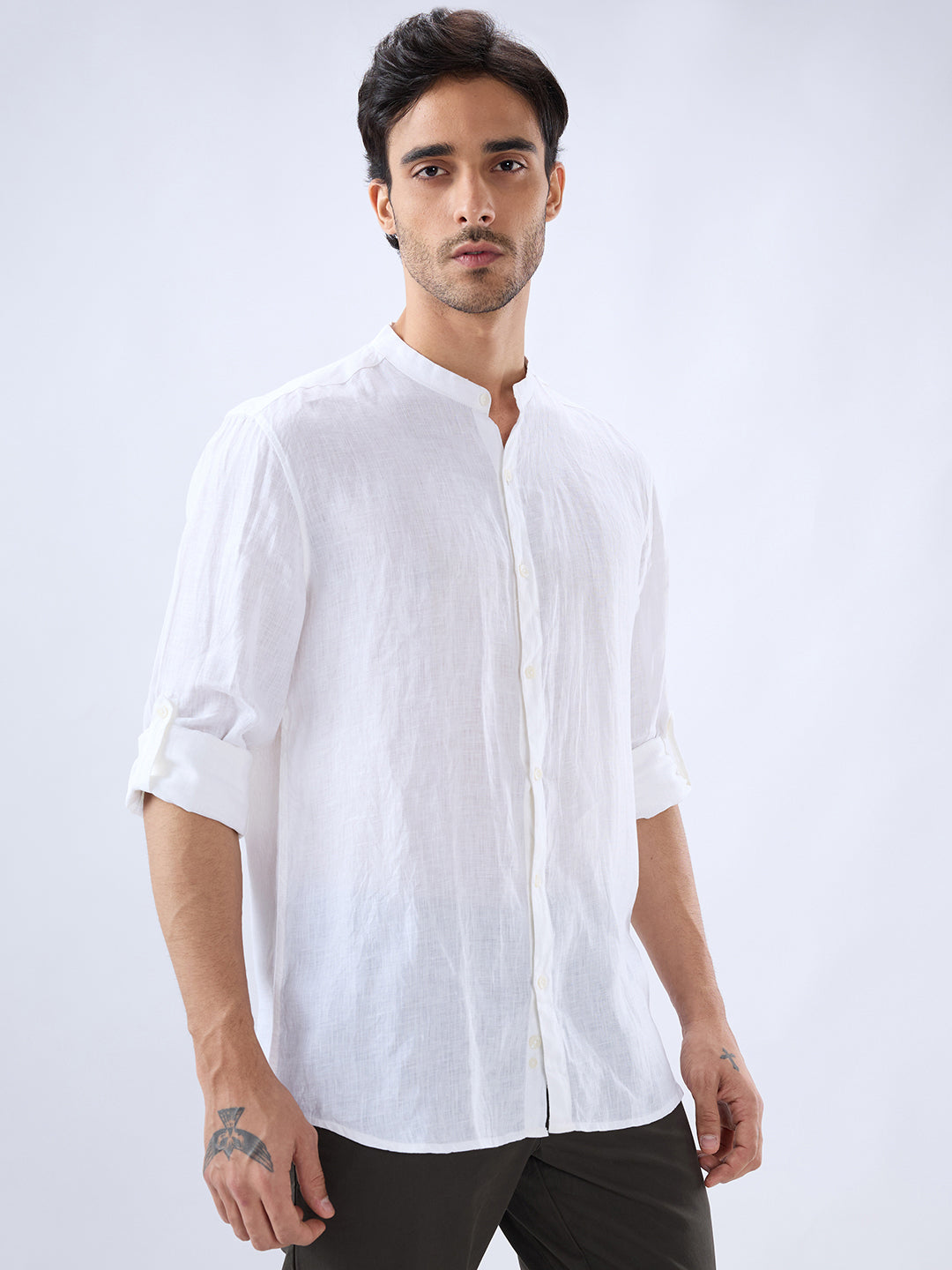 Parx White Casual Shirt