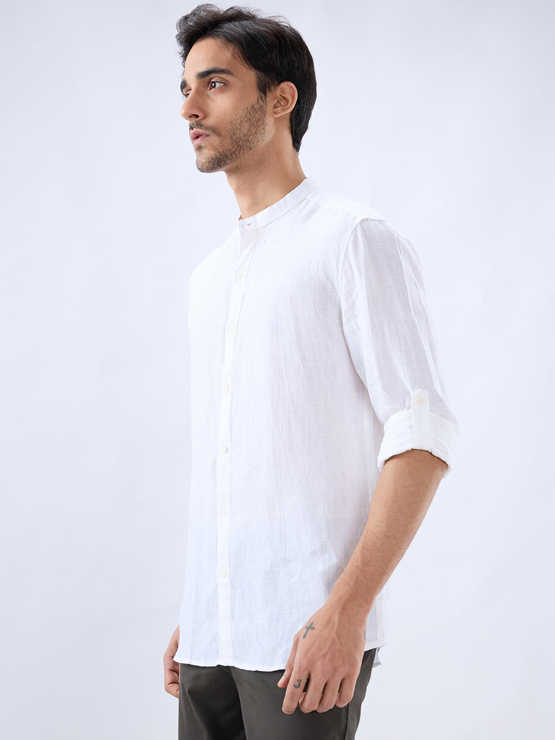 Parx White Casual Shirt