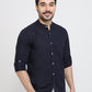 Parx Blue Casual Shirt