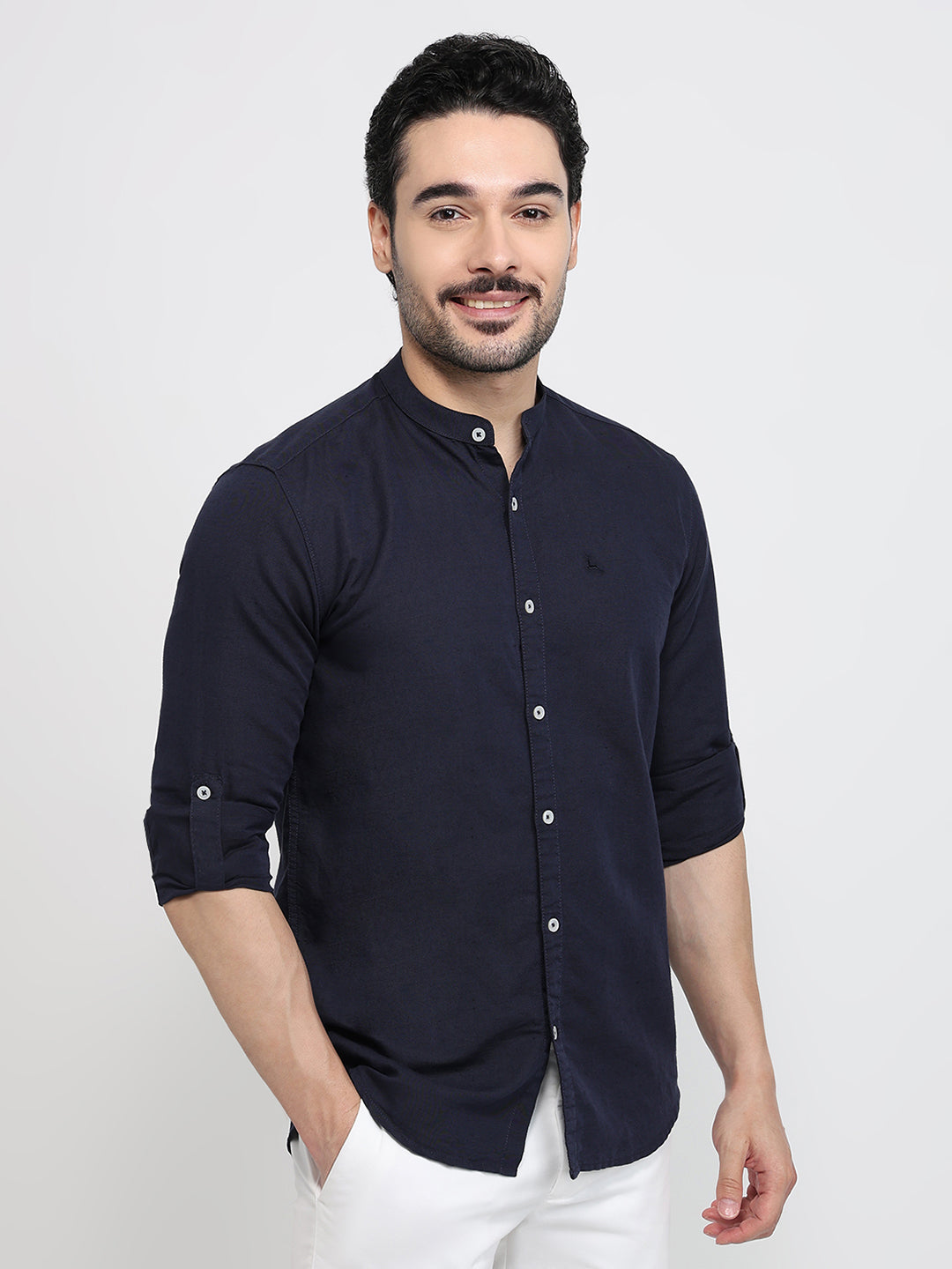 Parx Blue Casual Shirt