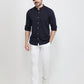 Parx Blue Casual Shirt