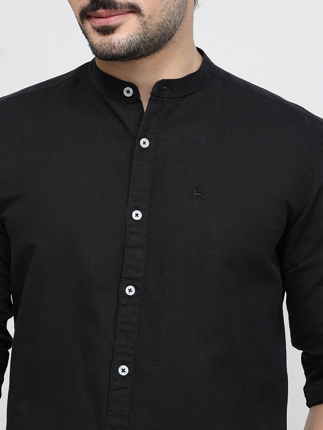 Parx Black Casual Shirt