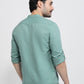 Parx Green Casual Shirt