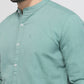 Parx Green Casual Shirt