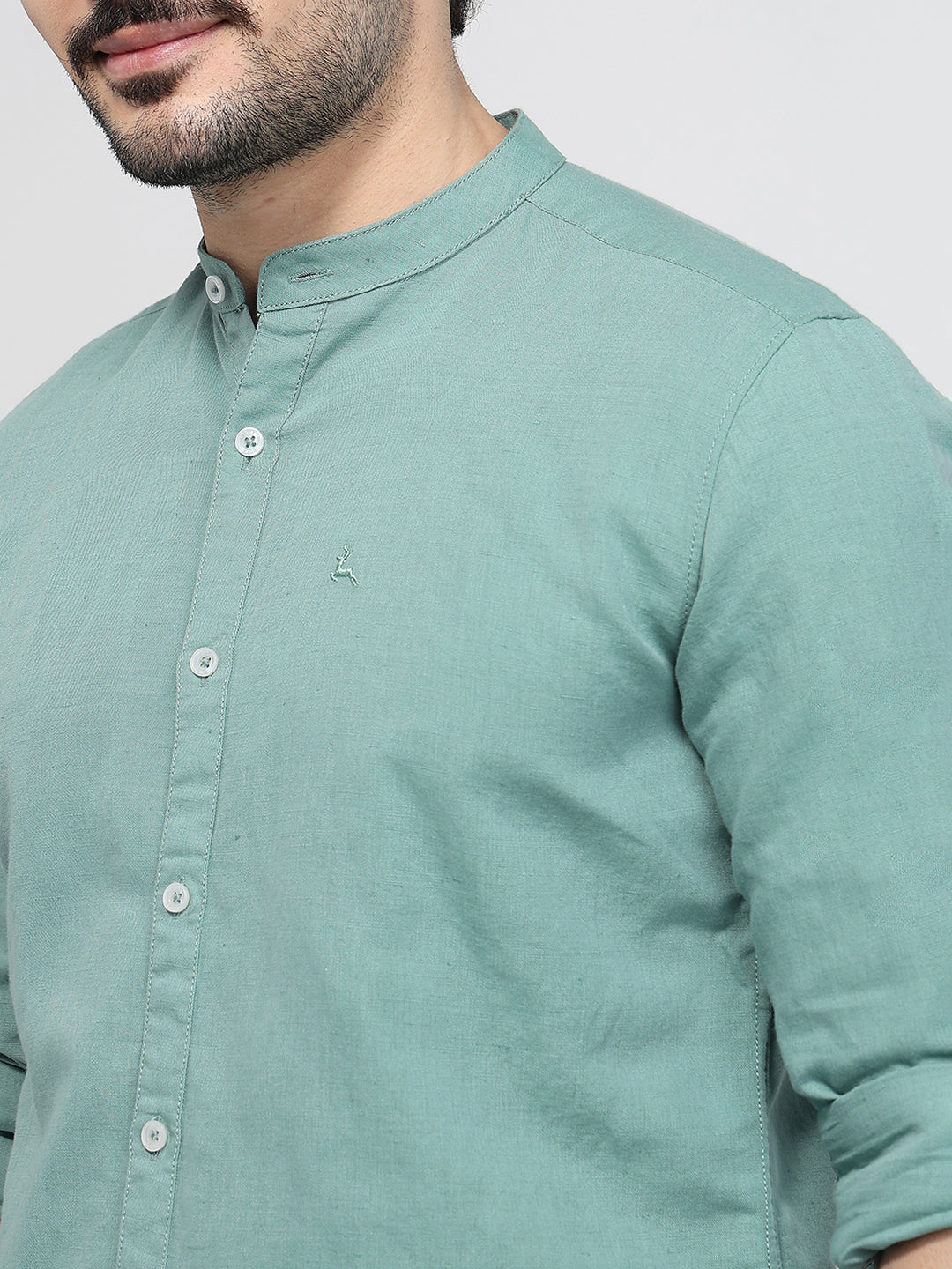 Parx Green Casual Shirt